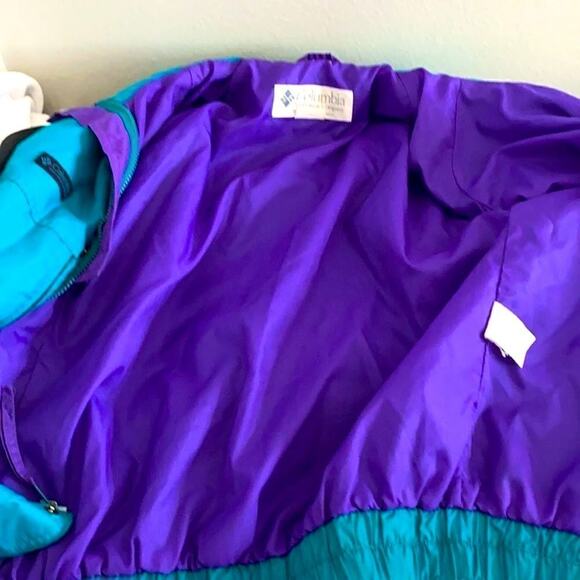 Vintage Columbia Ski Jacket S Teal/Purple. - Picture 11 of 14